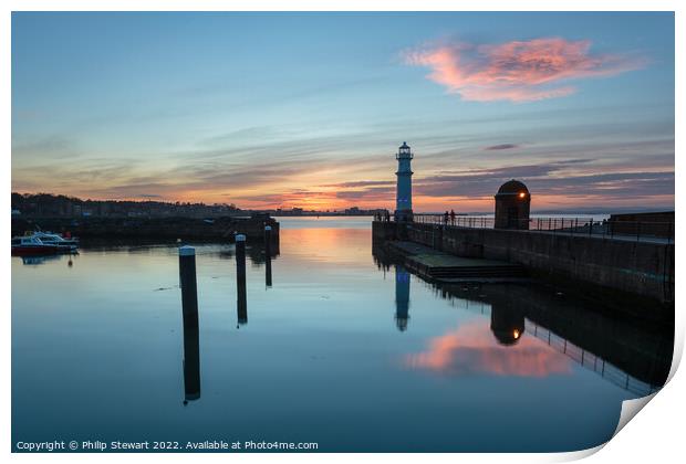 Newhaven Harbour Print by Philip Stewart