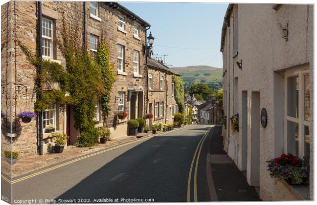 Kirkby Lonsdale Canvas Print by Philip Stewart