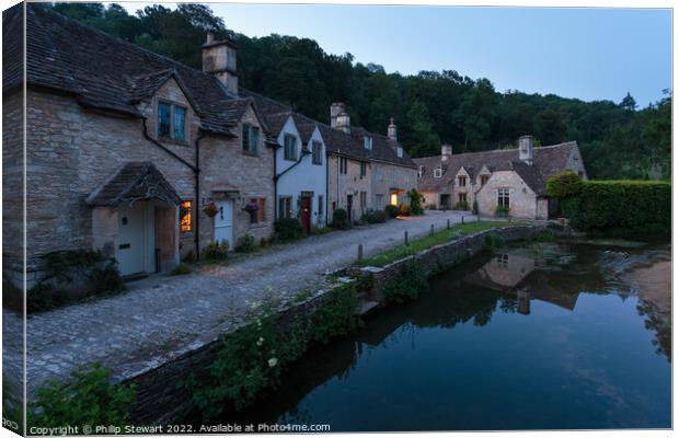Castle Combe Canvas Print by Philip Stewart