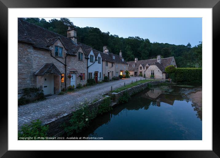 Castle Combe Framed Mounted Print by Philip Stewart