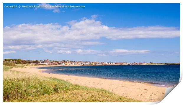 Scottish Beach Elie and Earlsferry Fife Scotland Print by Pearl Bucknall