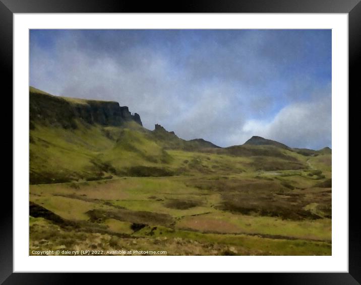 QUIRAING Framed Mounted Print by dale rys (LP)