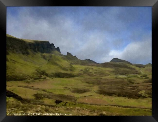 QUIRAING Framed Print by dale rys (LP)