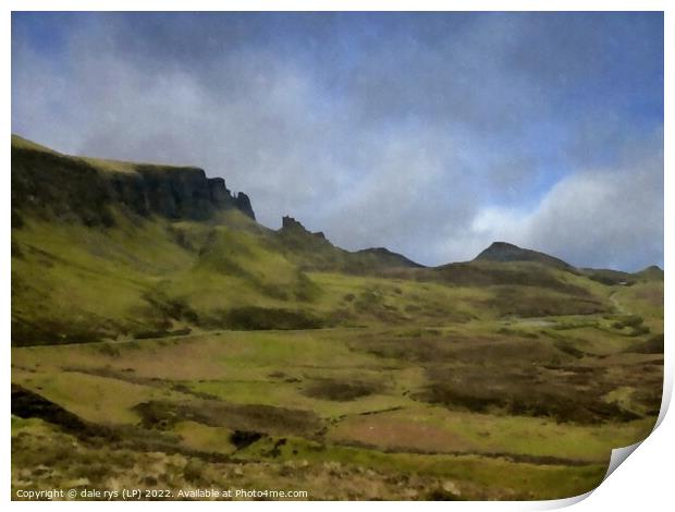 QUIRAING Print by dale rys (LP)