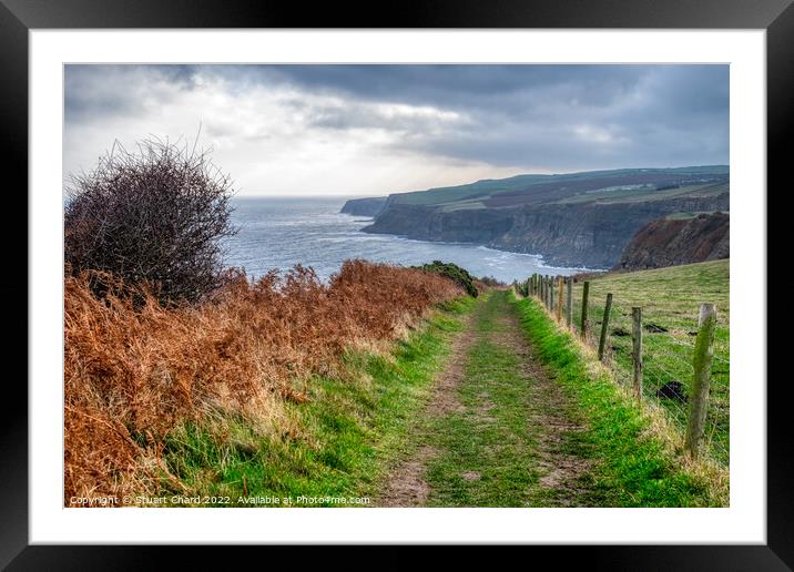 Cleveland Way North Yorkshire Coastline Framed Mounted Print by Travel and Pixels 