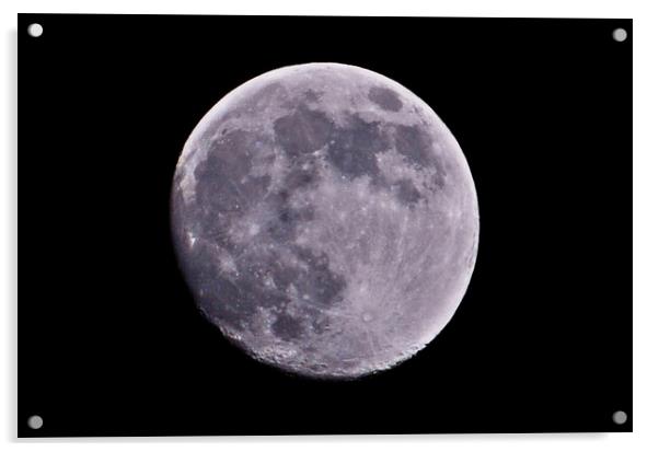 A full moon Acrylic by Allan Durward Photography