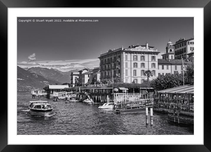 Bellagio, Lake Como, Italy Framed Mounted Print by Stuart Wyatt