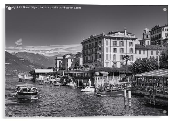Bellagio, Lake Como, Italy Acrylic by Stuart Wyatt