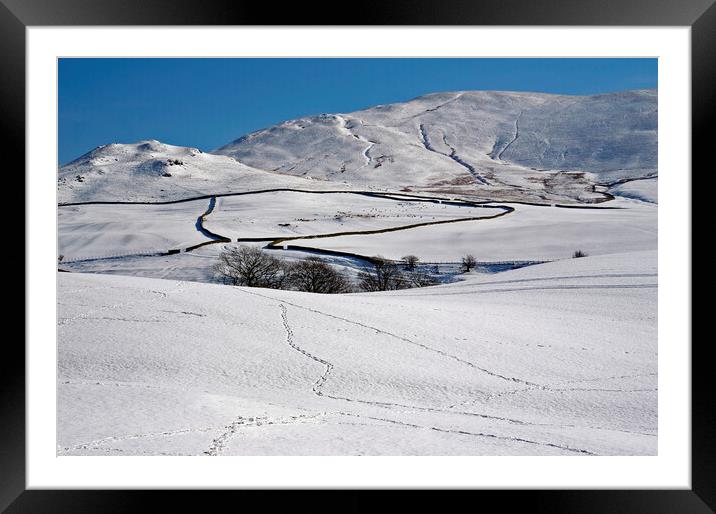 Winter in Cumbria. Framed Mounted Print by David Birchall