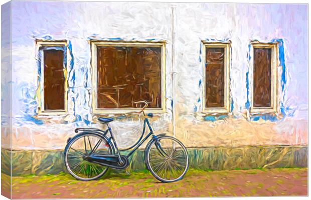 After the bike ride Canvas Print by Susan Leonard