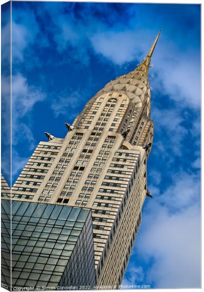 The Chrysler Building New York Canvas Print by Simon Connellan