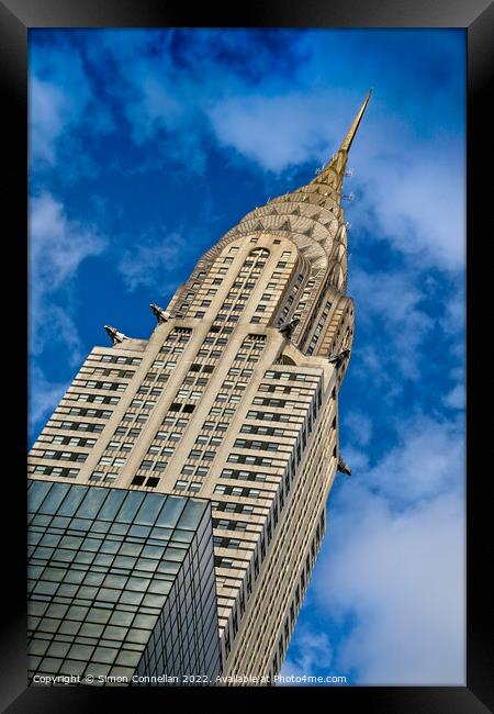 The Chrysler Building New York Framed Print by Simon Connellan