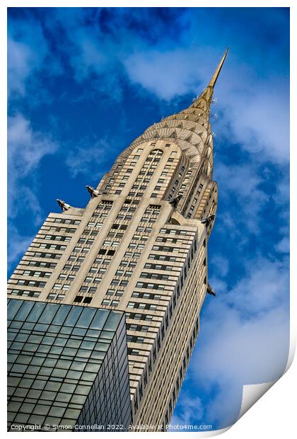 The Chrysler Building New York Print by Simon Connellan