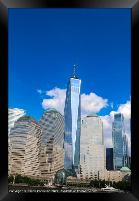 Freedom Tower Framed Print by Simon Connellan