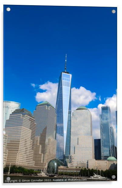 Freedom Tower Acrylic by Simon Connellan