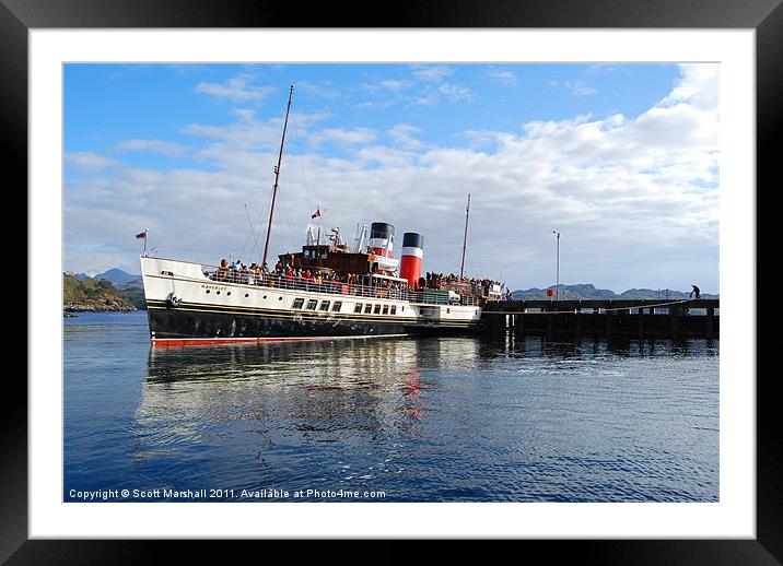 The Waverley at Gairloch Framed Mounted Print by Scott K Marshall