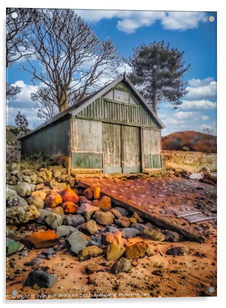 The Old Boat House at Fairlie Acrylic by Tylie Duff Photo Art
