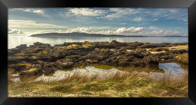 Wee Cumbrae From Hunterston Framed Print by Tylie Duff Photo Art