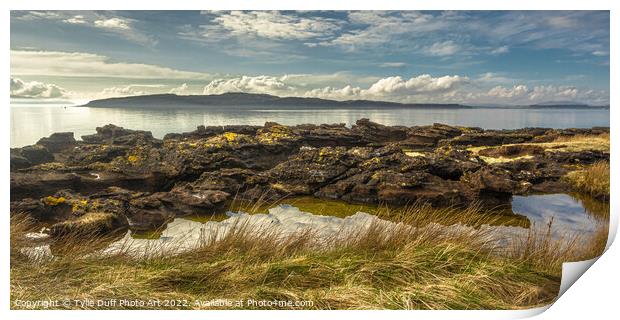 Wee Cumbrae From Hunterston Print by Tylie Duff Photo Art
