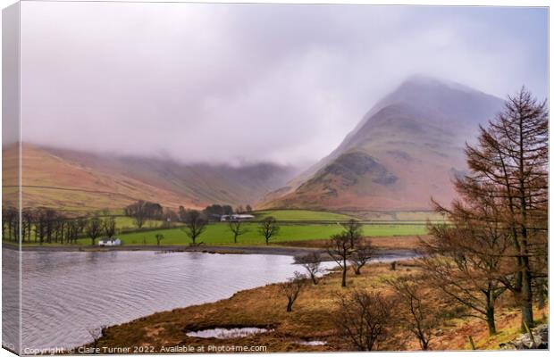 Buttermere lake Canvas Print by Claire Turner