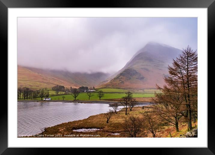 Buttermere lake Framed Mounted Print by Claire Turner