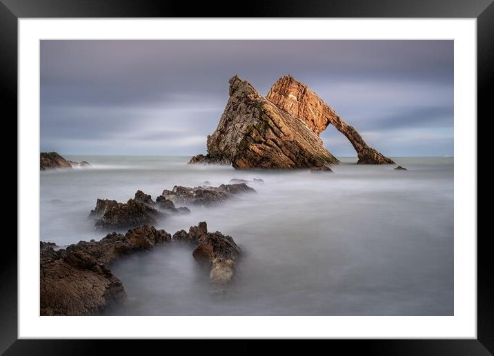 Bow Fiddle Rock Framed Mounted Print by Jason Moss