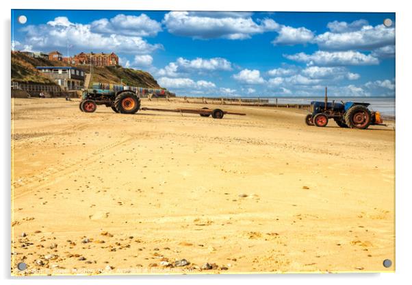 Coastal Tractor Launch Acrylic by Roger Mechan