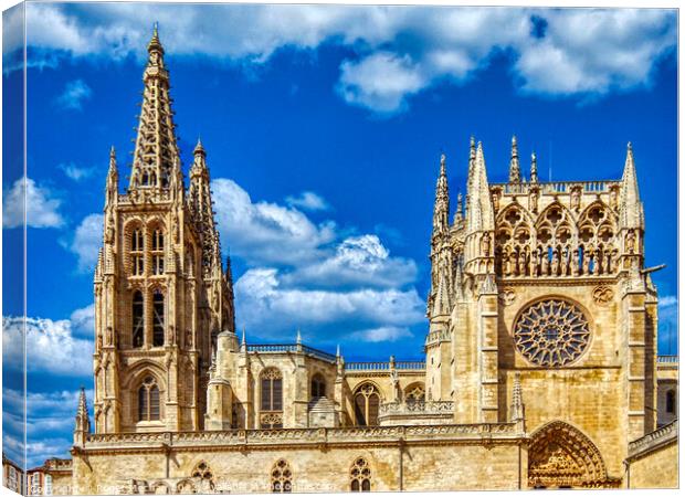Gothic Masterpiece in Spain Canvas Print by Roger Mechan