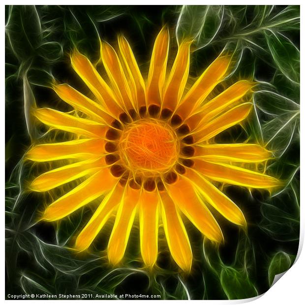 Sunny and Bright Print by Kathleen Stephens
