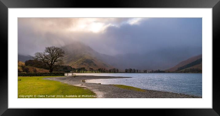 Buttermere lake Framed Mounted Print by Claire Turner