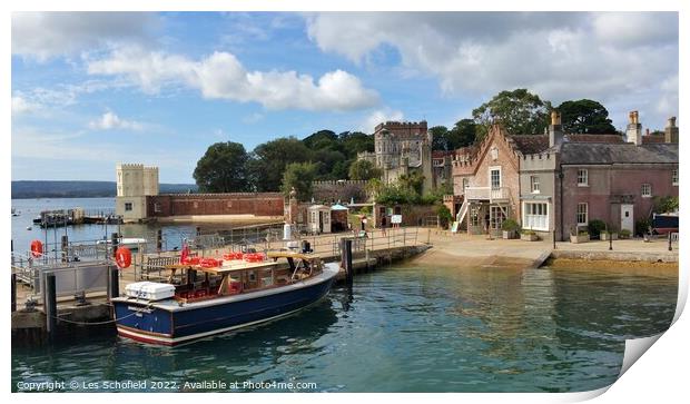 Outdoor  Brownsea Island Jetty  Print by Les Schofield