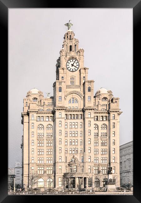 The Liver Building Framed Print by Keith Douglas