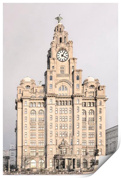 The Liver Building Print by Keith Douglas