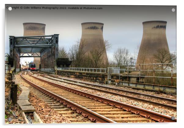 46100 Royal Scot At Ferrybridge Power Station 1 Acrylic by Colin Williams Photography