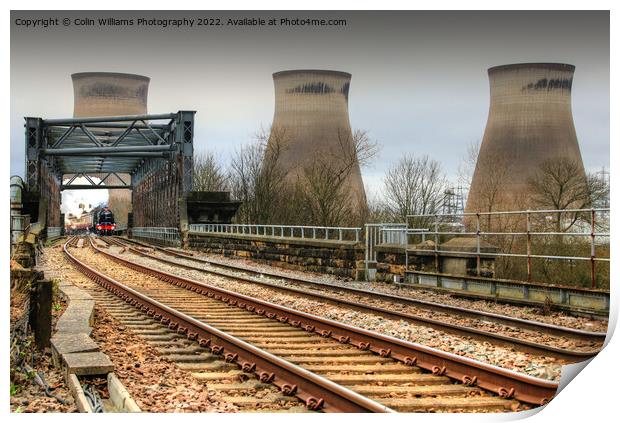 46100 Royal Scot At Ferrybridge Power Station 1 Print by Colin Williams Photography