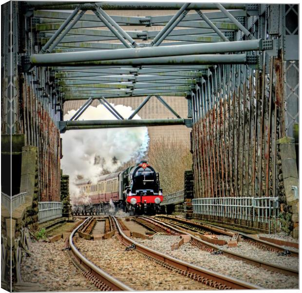 46100 Royal Scot At Ferrybridge Power Station 2 Canvas Print by Colin Williams Photography