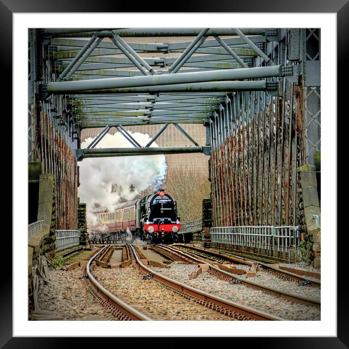 46100 Royal Scot At Ferrybridge Power Station 2 Framed Mounted Print by Colin Williams Photography