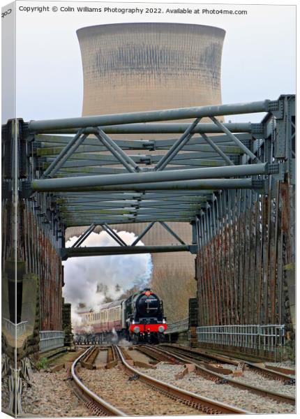 46100 Royal Scot At Ferrybridge Power Station 3 Canvas Print by Colin Williams Photography