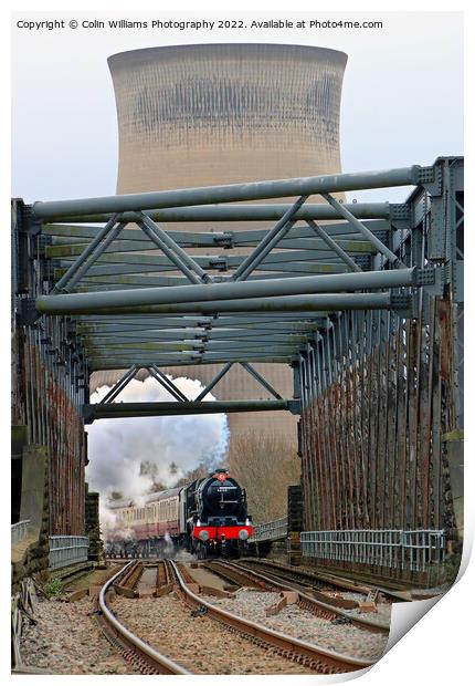 46100 Royal Scot At Ferrybridge Power Station 3 Print by Colin Williams Photography