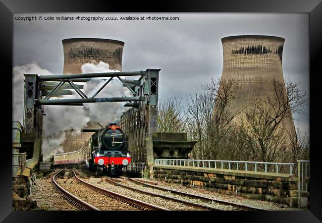 46100 Royal Scot At Ferrybridge Power Station 4 Framed Print by Colin Williams Photography