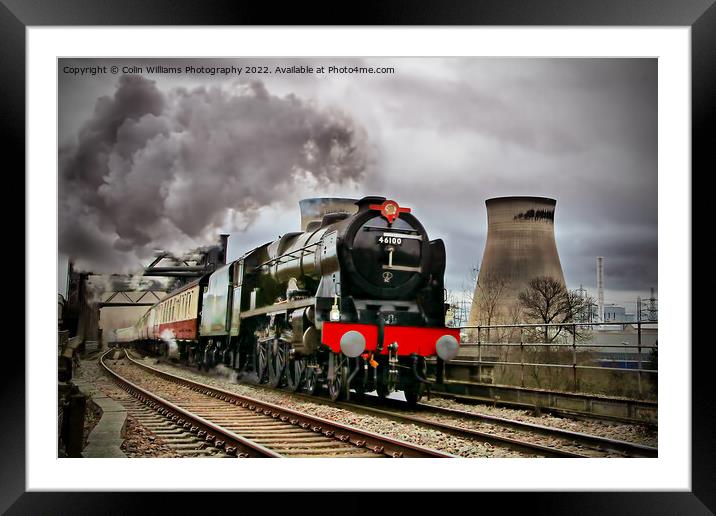 46100 Royal Scot At Ferrybridge Power Station 5 Framed Mounted Print by Colin Williams Photography