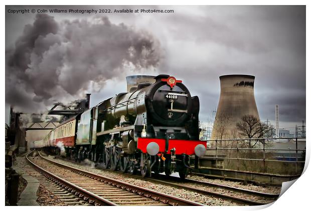 46100 Royal Scot At Ferrybridge Power Station 5 Print by Colin Williams Photography