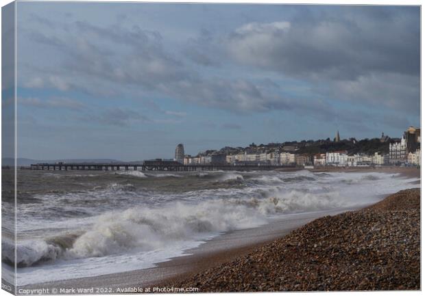 Hastings Mood Swings. Canvas Print by Mark Ward