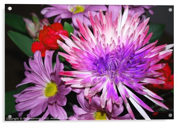 Flower Bouquet Acrylic by Philip Lehman