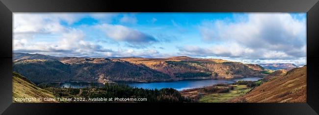 Lake District panorama  Framed Print by Claire Turner