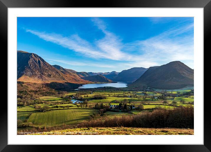Lake District Framed Mounted Print by Claire Turner