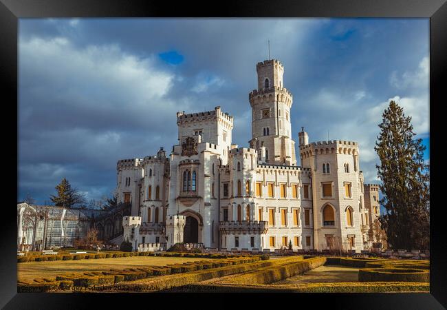 View on Castle Hluboka nad Vltavou. Czechia. Framed Print by Sergey Fedoskin