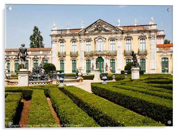 Majestic Portuguese Royal Palace Acrylic by Dudley Wood