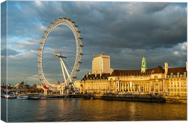 London Eye Canvas Print by Gerry Walden LRPS