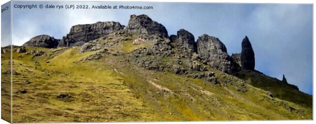 old man of storr Canvas Print by dale rys (LP)